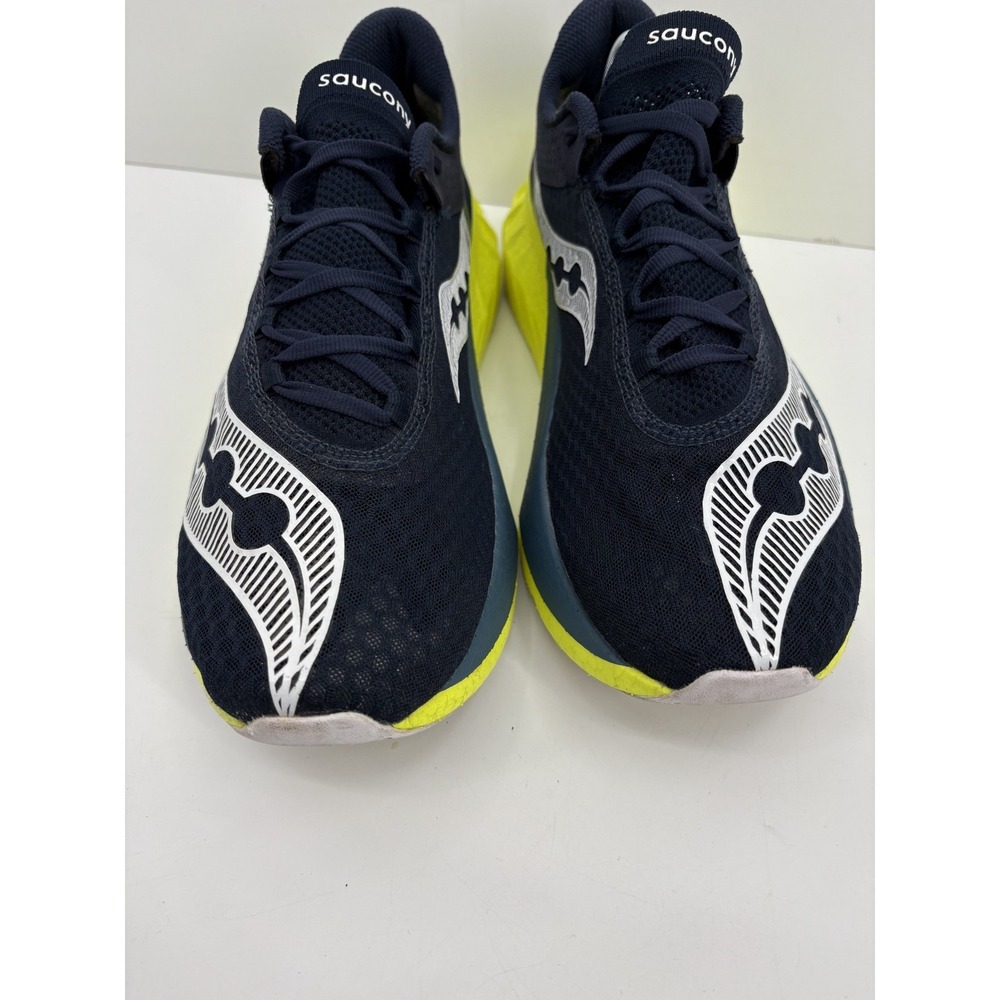 Saucony Endorphin Pro 4 Men's Size 11 Running Shoe 'Navy/Citron' S20939-222 - Picture 3 of 9